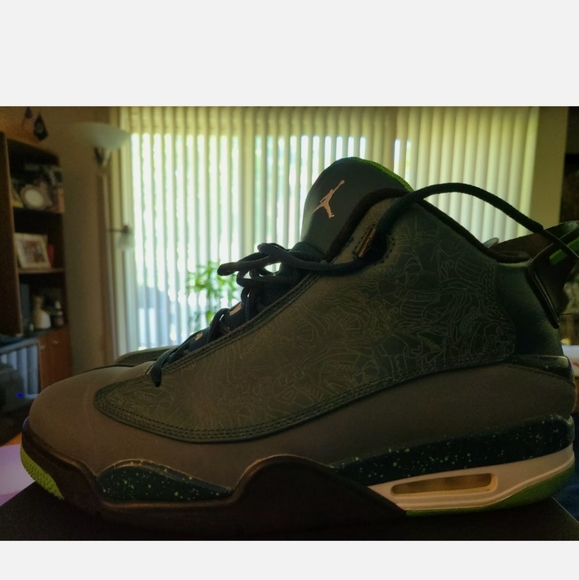 Pre-owned Jordan Dub City. Teal with box - Picture 4 of 7